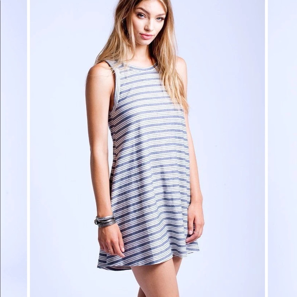 Sol Angeles Loop‎ Stripe Flounce Dress